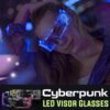Cyberpunk LED védőszemüveg