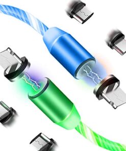 Izzó LED-es mágneses töltőkábel