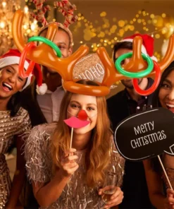 Karácsonyi Rénszarvas Ring Toss játék