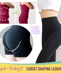 Magas derekú fűző formázó leggings
