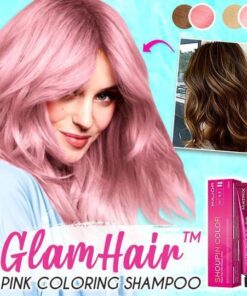 GlamHair rózsaszín színező sampon