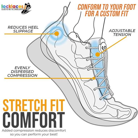 Elasztikus, nyakkendő nélküli cipőfűző - Image 2