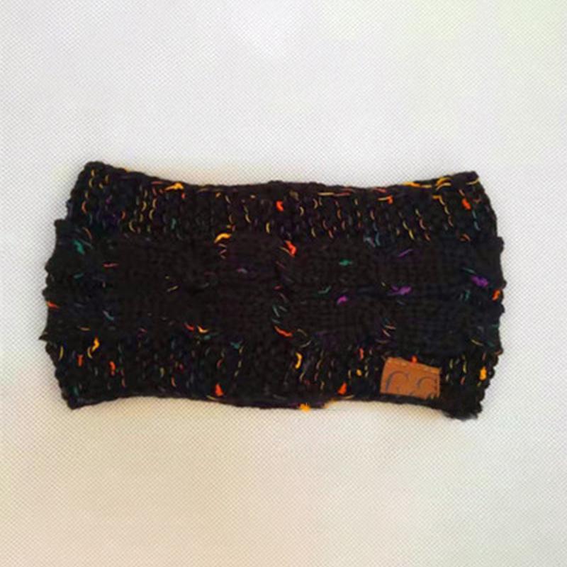 Színes kötött horgolt csavart fejpánt - Image 3
