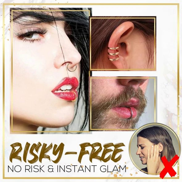 Nincs Piercing behúzható fülbevaló - Image 6