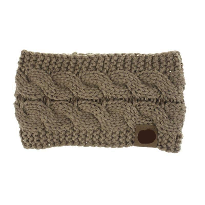 Színes kötött horgolt csavart fejpánt - Image 7