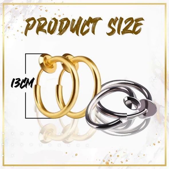 Nincs Piercing behúzható fülbevaló - Image 8