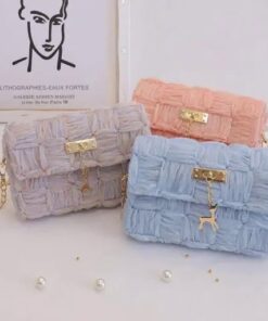 Virágos sifonszalagos kézitáska barkácskészlet