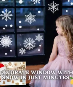 InstaDecor karácsonyi hó spray stencil (5db)