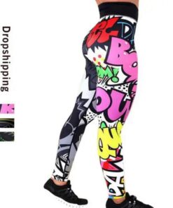 Női digitális nyomtatású leggings