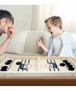 Wooden Sling Jégkorong Társasjáték